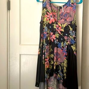 We the Free Floral High Low Dress SMALL